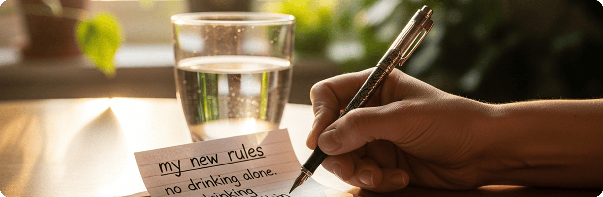 Handwriting personal drinking guidelines
